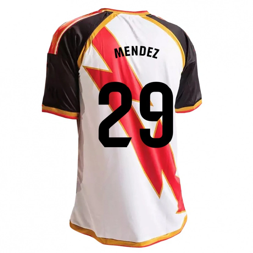 Danxen Män Diego Méndez #29 Svart Röd Vit Guld Hemmatröja Matchtröjor 2026/27 Tröjor T-Tröja