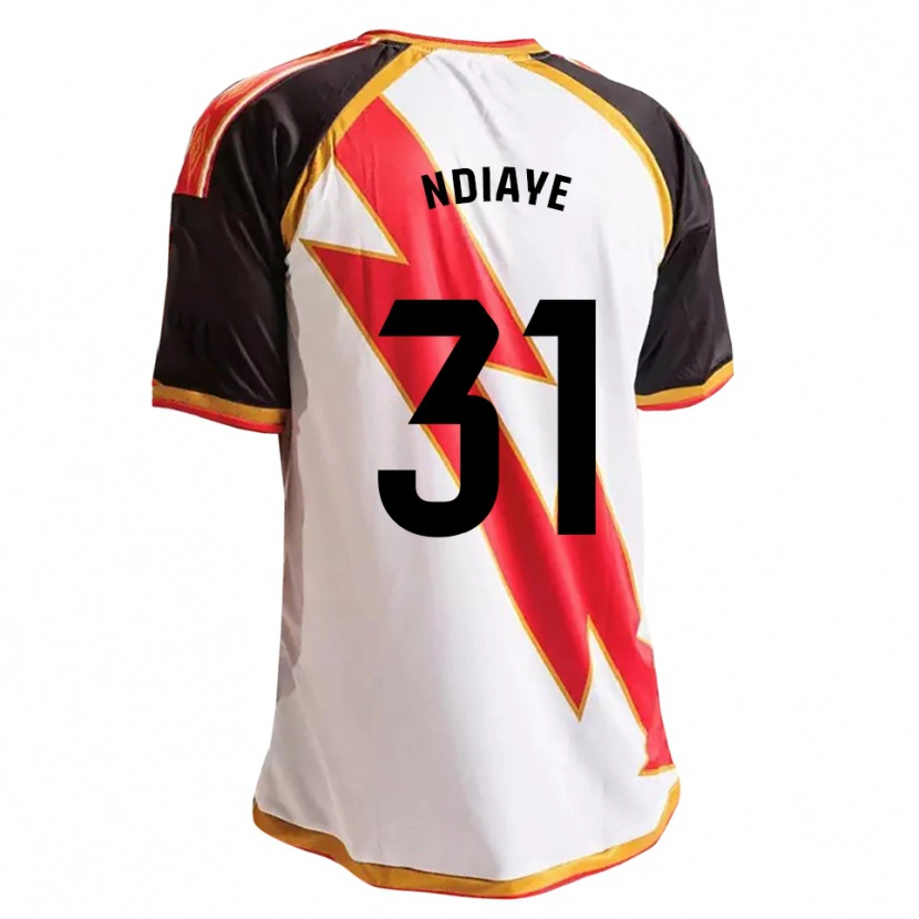 Danxen Män Babacar Ndiaye #31 Svart Röd Vit Guld Hemmatröja Matchtröjor 2026/27 Tröjor T-Tröja