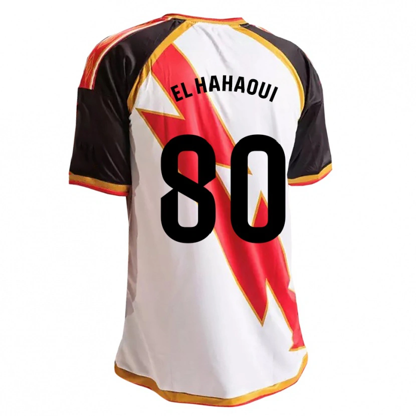 Danxen Män Ayman El Hahaoui #80 Svart Röd Vit Guld Hemmatröja Matchtröjor 2026/27 Tröjor T-Tröja