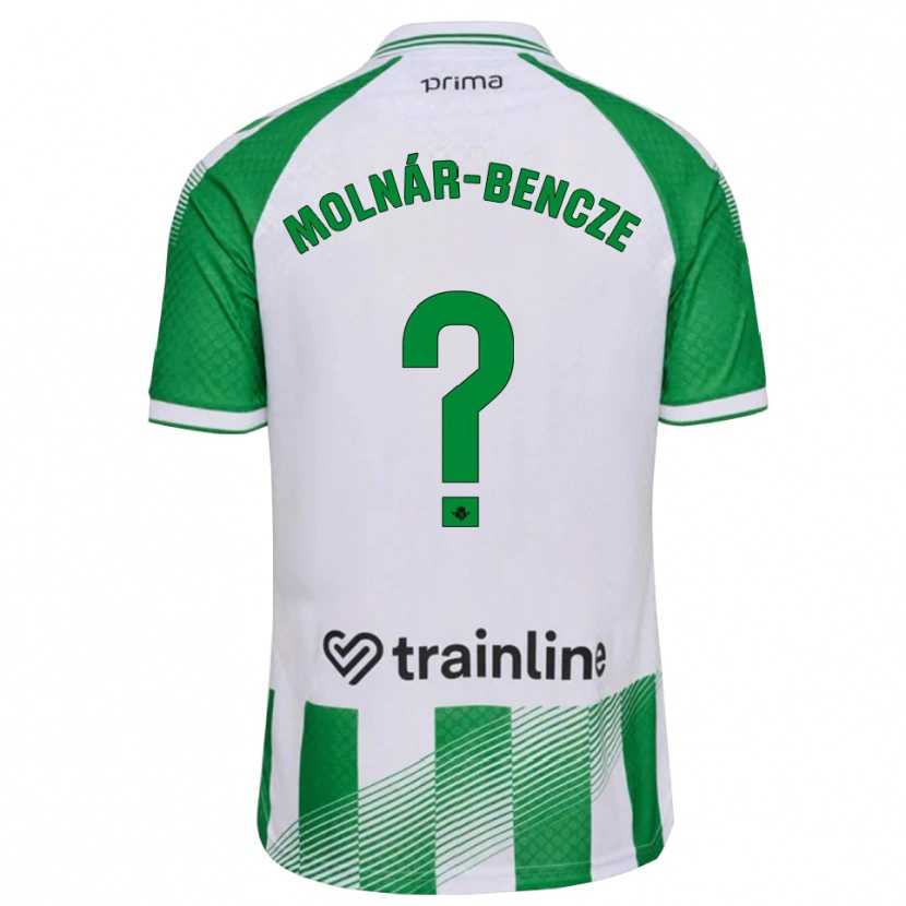 Danxen Män Zsombor Molnár-Bencze #0 Ljusgrön Svart Vit Hemmatröja Matchtröjor 2026/27 Tröjor T-Tröja
