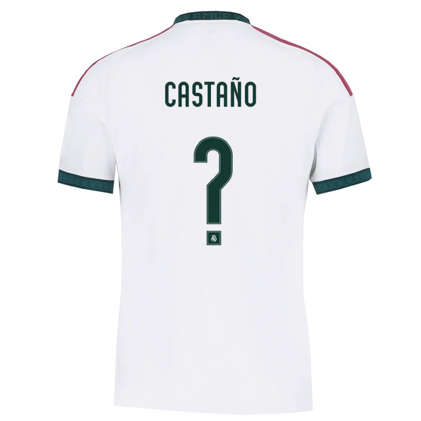 Danxen Män Alejandro Castaño #0 Mörkgrön Vit Röd Hemmatröja Matchtröjor 2026/27 Tröjor T-Tröja