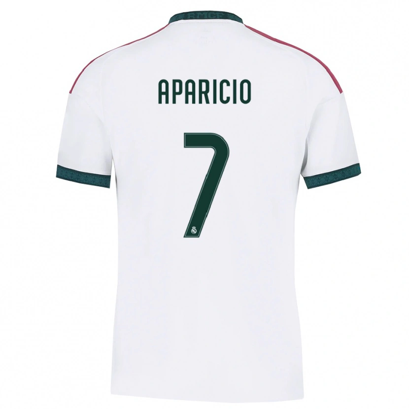 Danxen Män Esteban Aparicio #7 Mörkgrön Vit Röd Hemmatröja Matchtröjor 2026/27 Tröjor T-Tröja
