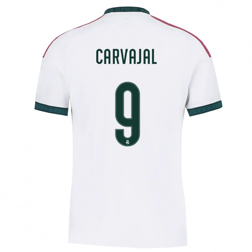Danxen Män Ángel Carvajal #9 Mörkgrön Vit Röd Hemmatröja Matchtröjor 2026/27 Tröjor T-Tröja