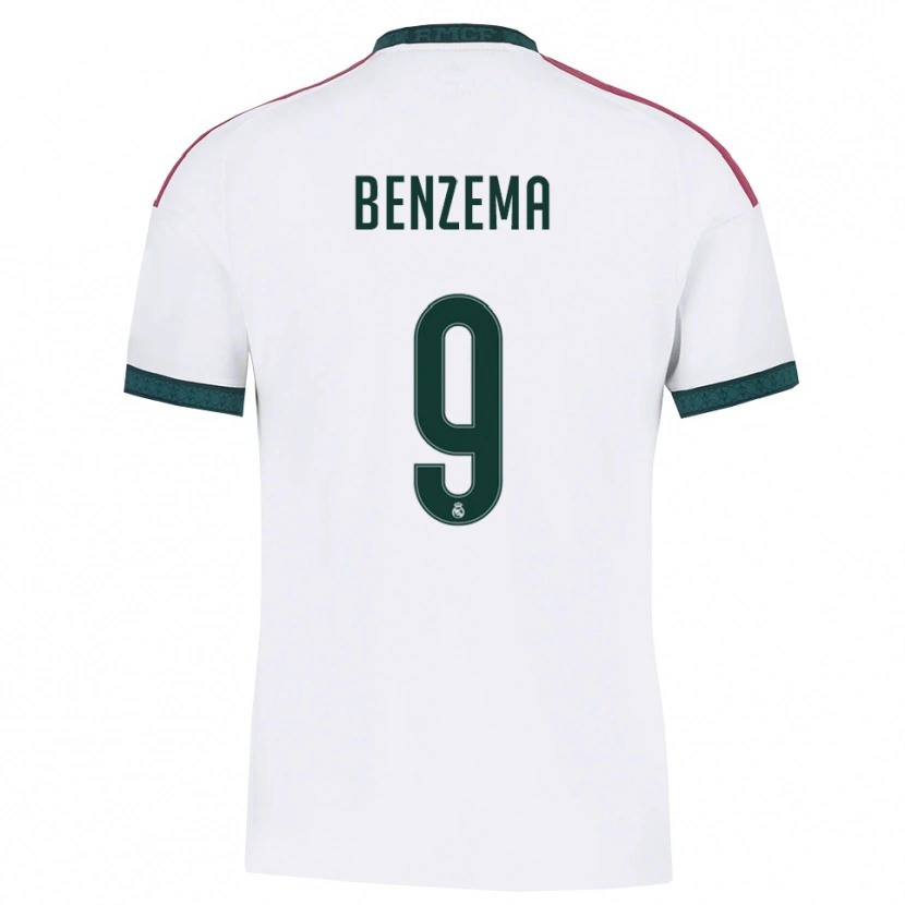 Danxen Män Karim Benzema #9 Mörkgrön Vit Röd Hemmatröja Matchtröjor 2026/27 Tröjor T-Tröja