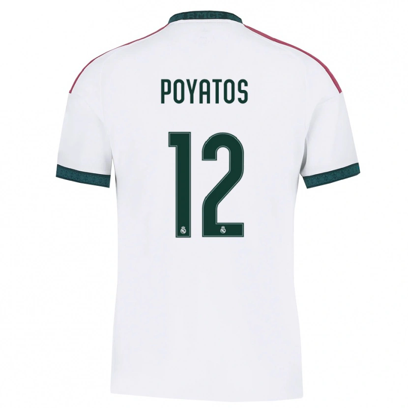 Danxen Män Marco Poyatos #12 Mörkgrön Vit Röd Hemmatröja Matchtröjor 2026/27 Tröjor T-Tröja