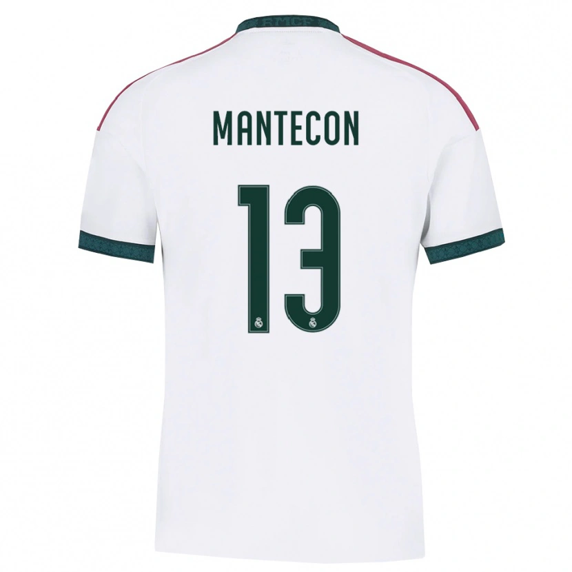 Danxen Män Hugo Mantecon #13 Mörkgrön Vit Röd Hemmatröja Matchtröjor 2026/27 Tröjor T-Tröja