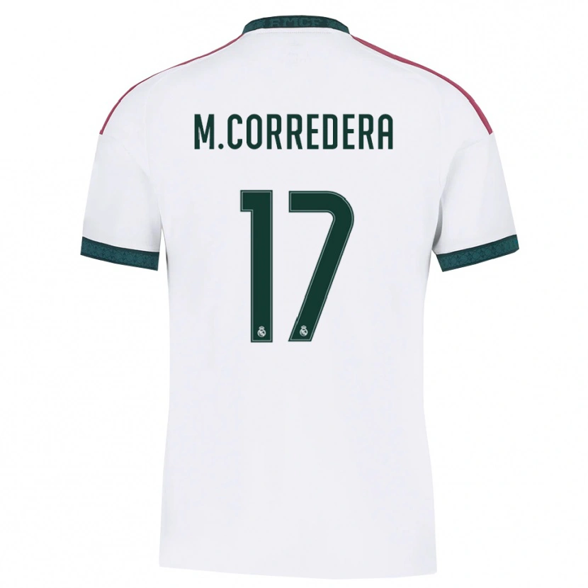 Danxen Män Marta Corredera #17 Mörkgrön Vit Röd Hemmatröja Matchtröjor 2026/27 Tröjor T-Tröja