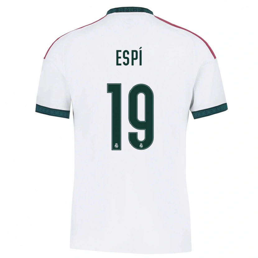 Danxen Män Carlos Espí #19 Mörkgrön Vit Röd Hemmatröja Matchtröjor 2026/27 Tröjor T-Tröja