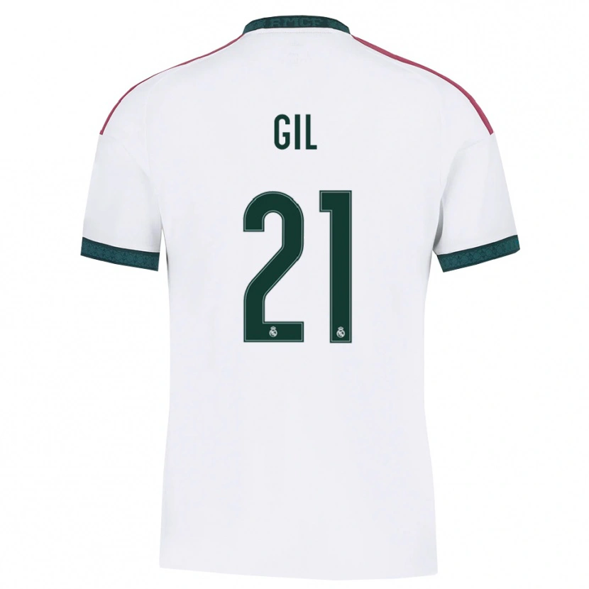 Danxen Män Iker Gil #21 Mörkgrön Vit Röd Hemmatröja Matchtröjor 2026/27 Tröjor T-Tröja
