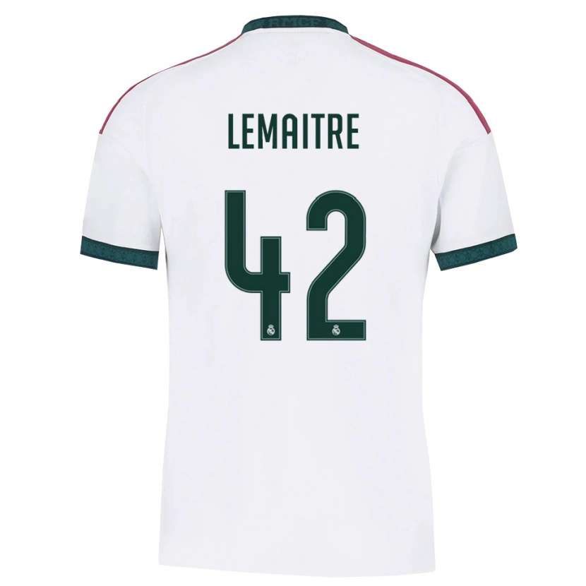 Danxen Män Léo Lemaître #42 Mörkgrön Vit Röd Hemmatröja Matchtröjor 2026/27 Tröjor T-Tröja