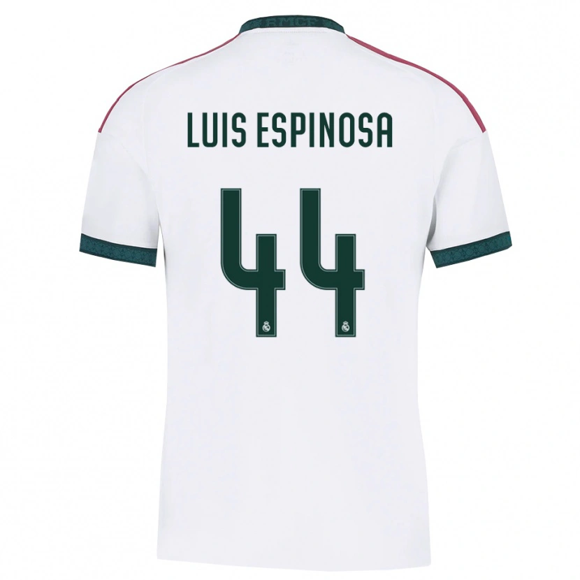 Danxen Män José Luis Espinosa #44 Mörkgrön Vit Röd Hemmatröja Matchtröjor 2026/27 Tröjor T-Tröja