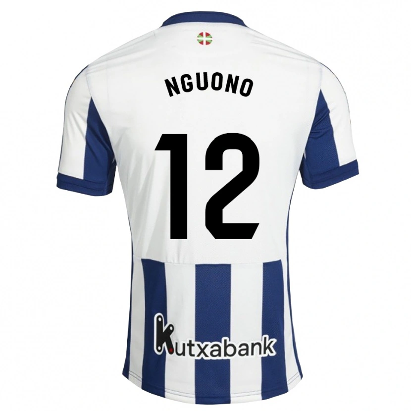 Danxen Män Job Ochieng #12 Marinblå Vit Guldbrun Hemmatröja Matchtröjor 2026/27 Tröjor T-Tröja