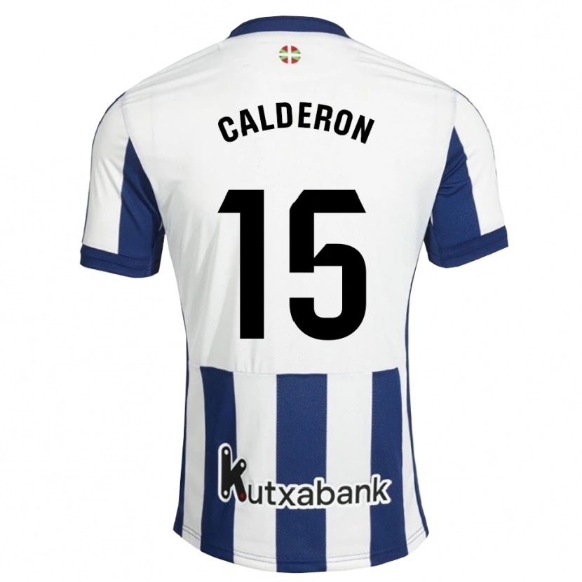 Danxen Män Iker Calderon #15 Marinblå Vit Guldbrun Hemmatröja Matchtröjor 2026/27 Tröjor T-Tröja