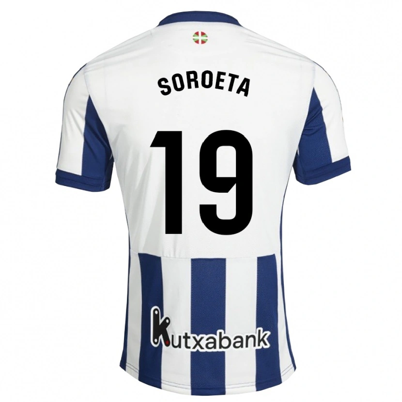 Danxen Män Javier Soroeta #19 Marinblå Vit Guldbrun Hemmatröja Matchtröjor 2026/27 Tröjor T-Tröja