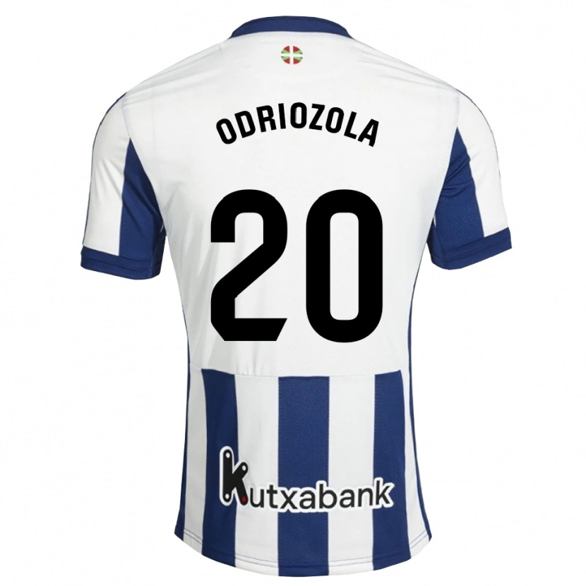 Danxen Män Álvaro Odriozola #20 Marinblå Vit Guldbrun Hemmatröja Matchtröjor 2026/27 Tröjor T-Tröja