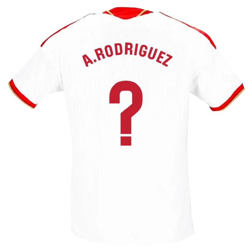 Danxen Män Ángel Rodríguez #0 Vit Röd Hemmatröja Matchtröjor 2026/27 Tröjor T-Tröja