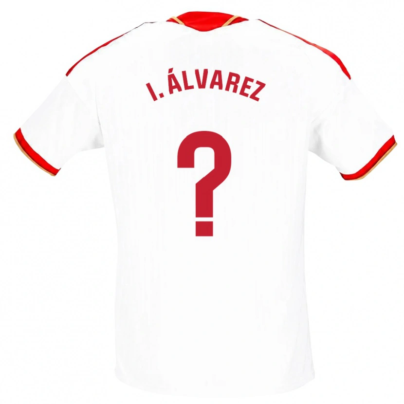 Danxen Män Isabel Álvarez #0 Vit Röd Hemmatröja Matchtröjor 2026/27 Tröjor T-Tröja