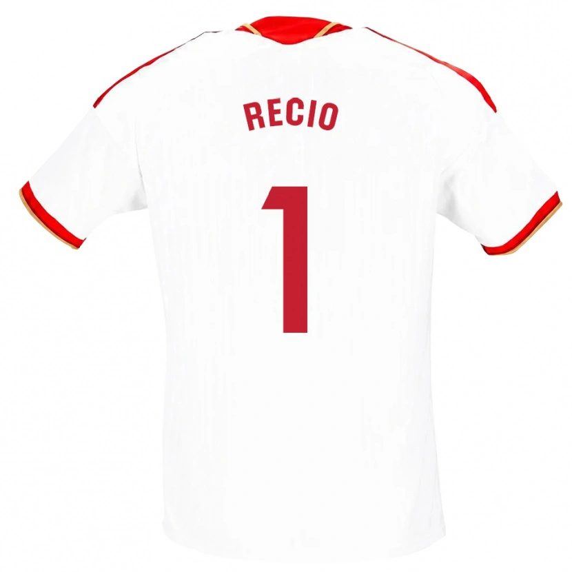 Danxen Män Sergio Recio #1 Vit Röd Hemmatröja Matchtröjor 2026/27 Tröjor T-Tröja