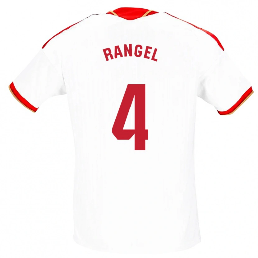 Danxen Män Héctor Rangel #4 Vit Röd Hemmatröja Matchtröjor 2026/27 Tröjor T-Tröja