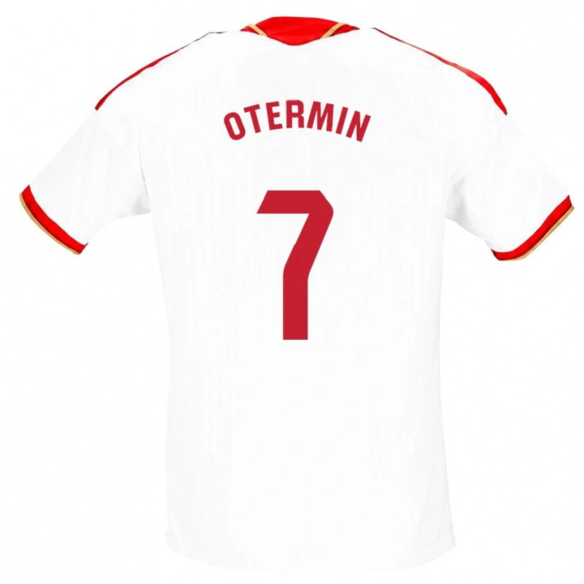 Danxen Män Rosa María Otermín Abella #7 Vit Röd Hemmatröja Matchtröjor 2026/27 Tröjor T-Tröja