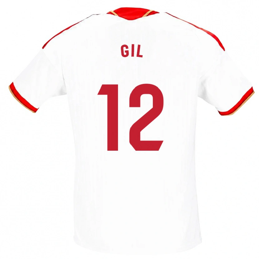 Danxen Män Dani Gil #12 Vit Röd Hemmatröja Matchtröjor 2026/27 Tröjor T-Tröja