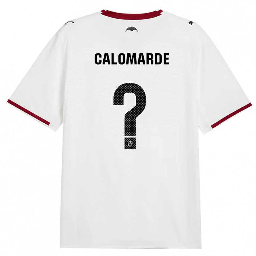Danxen Män Jorge Calomarde #0 Svart Vit Röd Gul Hemmatröja Matchtröjor 2026/27 Tröjor T-Tröja