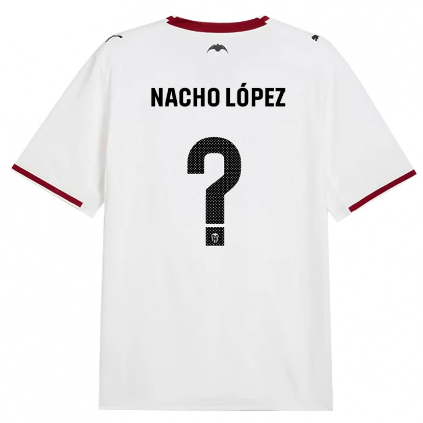 Danxen Män Nacho López #0 Svart Vit Röd Gul Hemmatröja Matchtröjor 2026/27 Tröjor T-Tröja
