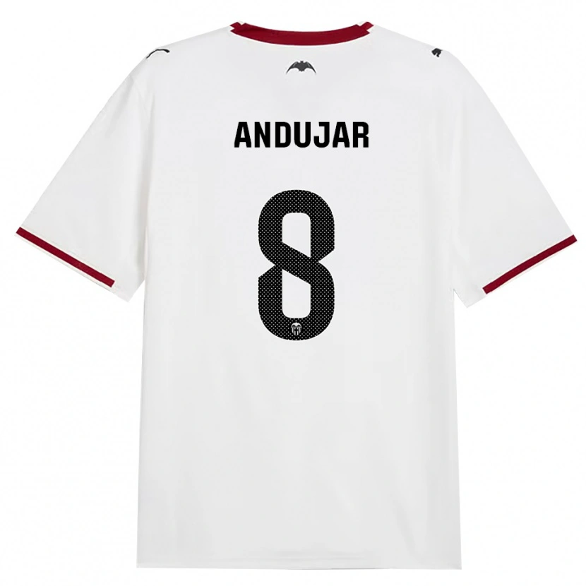 Danxen Män Candela Andujar #8 Svart Vit Röd Gul Hemmatröja Matchtröjor 2026/27 Tröjor T-Tröja