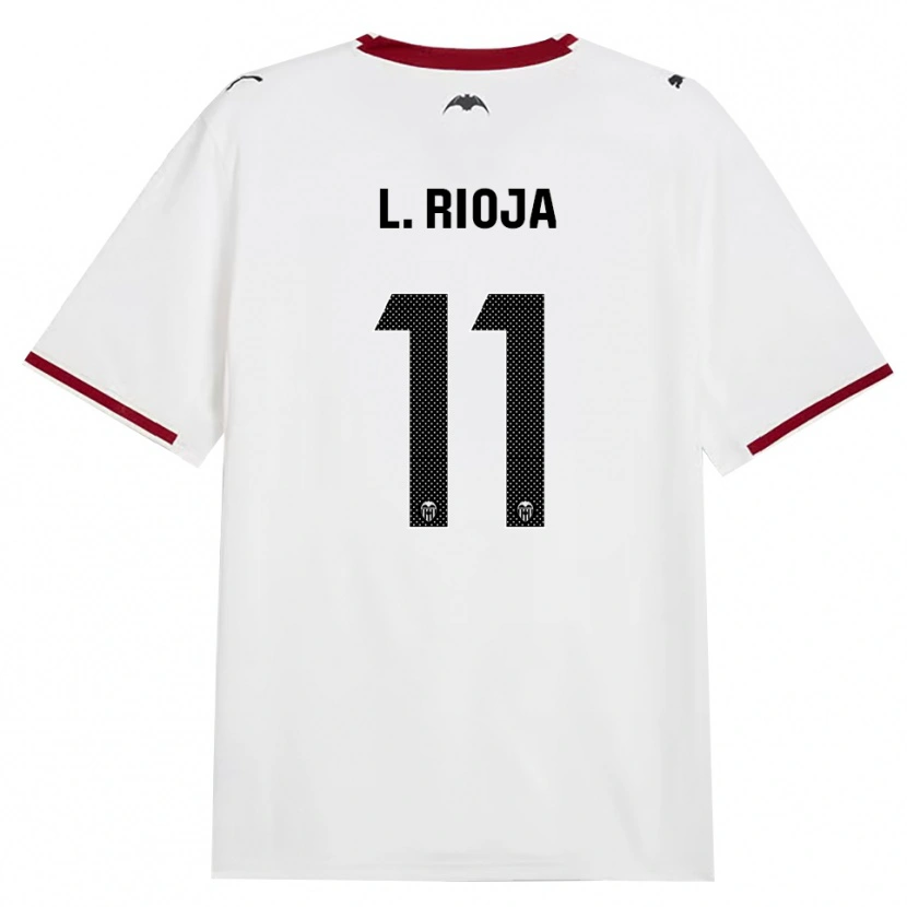 Danxen Män Luis Rioja #11 Svart Vit Röd Gul Hemmatröja Matchtröjor 2026/27 Tröjor T-Tröja