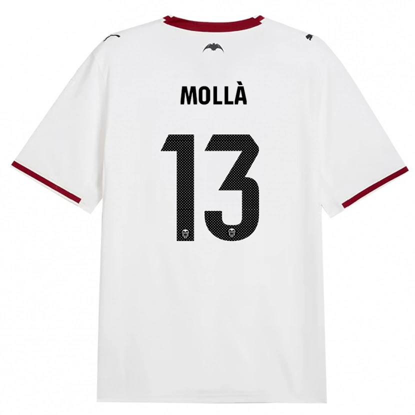 Danxen Män Pablo Mollà #13 Svart Vit Röd Gul Hemmatröja Matchtröjor 2026/27 Tröjor T-Tröja