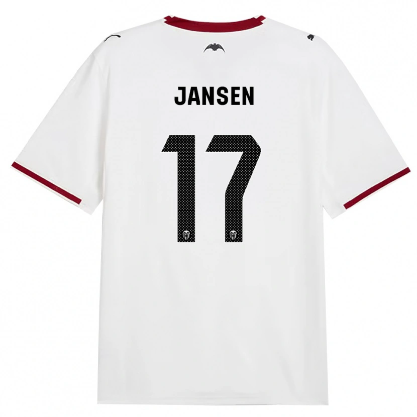 Danxen Män Ellen Jansen #17 Svart Vit Röd Gul Hemmatröja Matchtröjor 2026/27 Tröjor T-Tröja