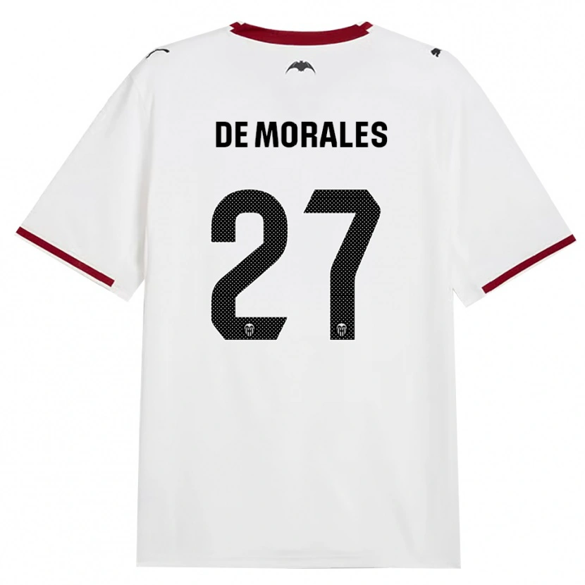 Danxen Män Rubén Muñoz De Morales #27 Svart Vit Röd Gul Hemmatröja Matchtröjor 2026/27 Tröjor T-Tröja