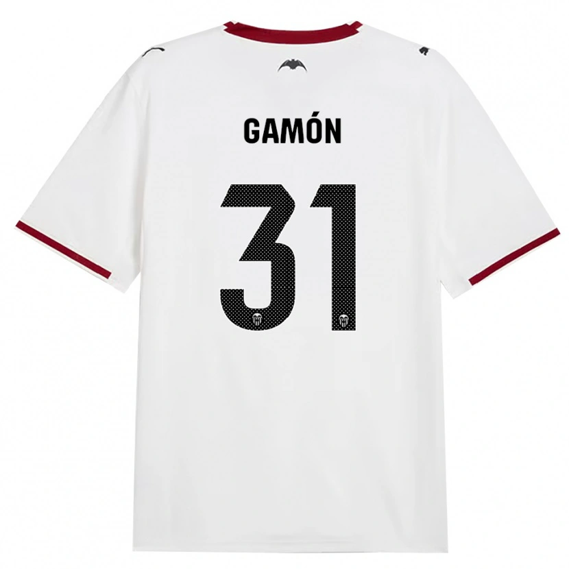 Danxen Män Rodrigo Gamón #31 Svart Vit Röd Gul Hemmatröja Matchtröjor 2026/27 Tröjor T-Tröja