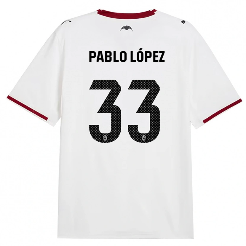 Danxen Män Pablo López #33 Svart Vit Röd Gul Hemmatröja Matchtröjor 2026/27 Tröjor T-Tröja
