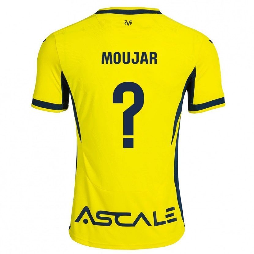 Danxen Män Salah Moujar #0 Gul Svart Röd Hemmatröja Matchtröjor 2026/27 Tröjor T-Tröja