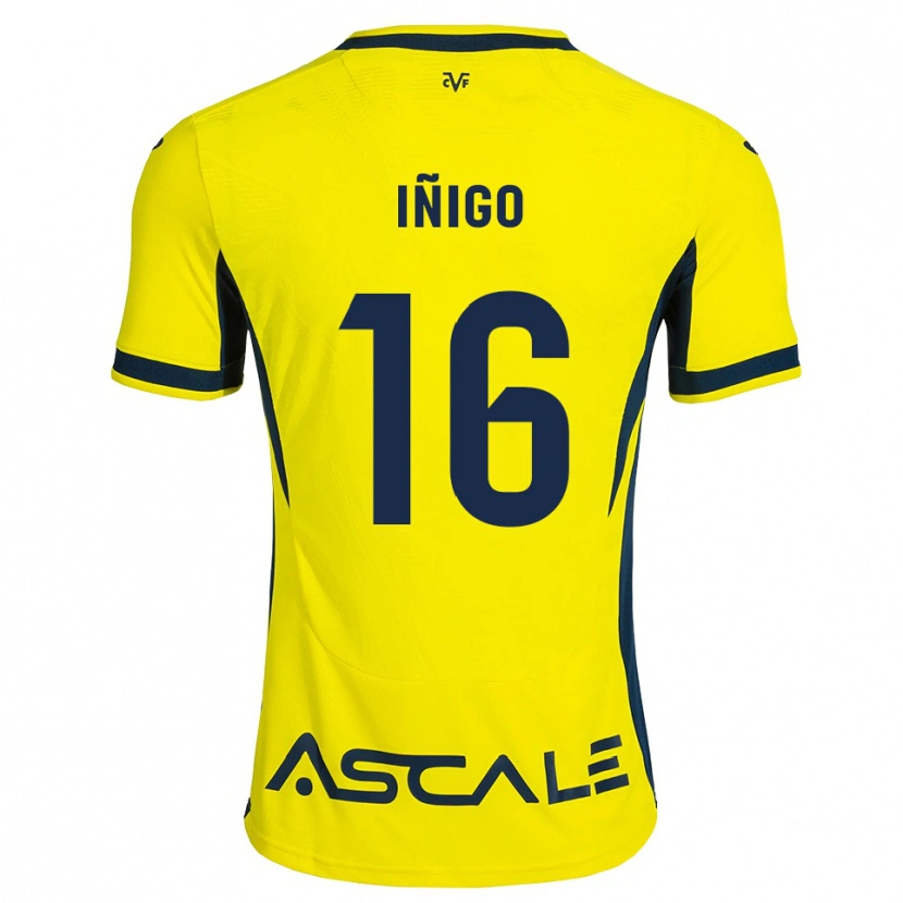 Danxen Män Gastón Iñigo #16 Gul Svart Röd Hemmatröja Matchtröjor 2026/27 Tröjor T-Tröja