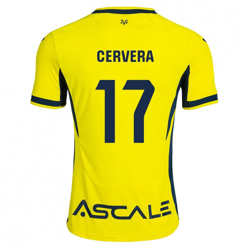 Danxen Män Mario Cervera #17 Gul Svart Röd Hemmatröja Matchtröjor 2026/27 Tröjor T-Tröja
