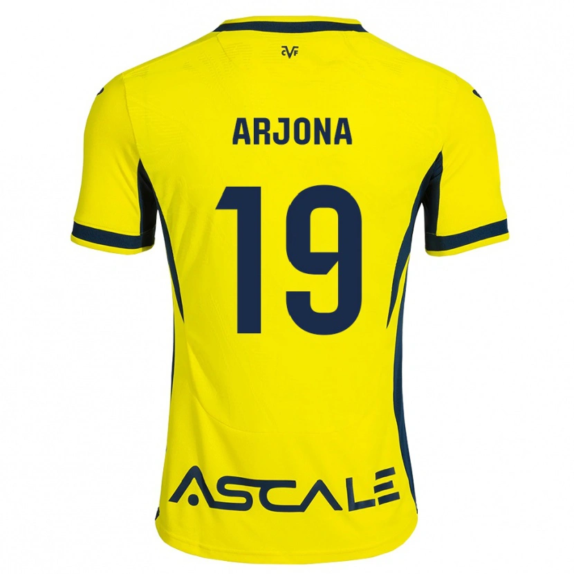 Danxen Män Julio Arjona #19 Gul Svart Röd Hemmatröja Matchtröjor 2026/27 Tröjor T-Tröja