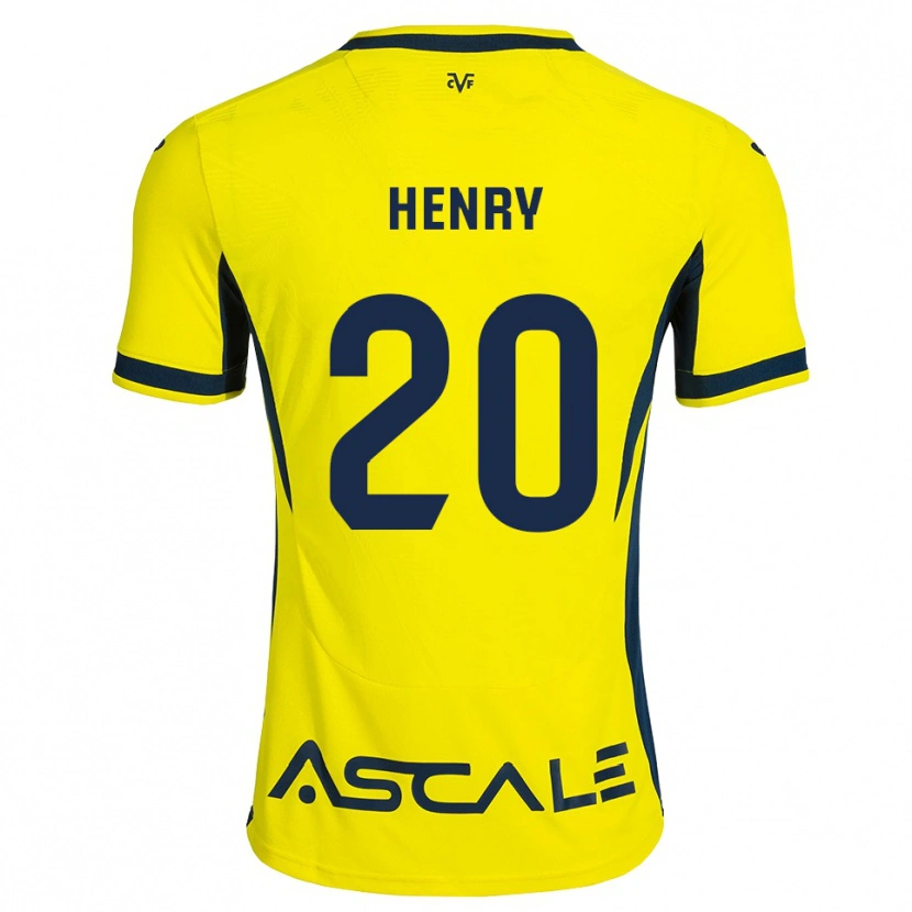 Danxen Män Kevlin Henry #20 Gul Svart Röd Hemmatröja Matchtröjor 2026/27 Tröjor T-Tröja