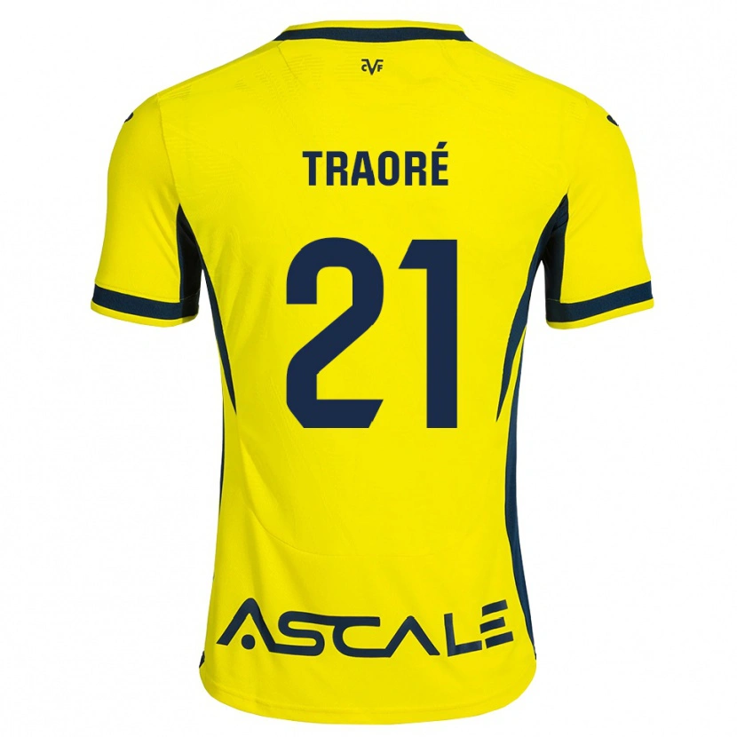 Danxen Män Moussa Traoré #21 Gul Svart Röd Hemmatröja Matchtröjor 2026/27 Tröjor T-Tröja