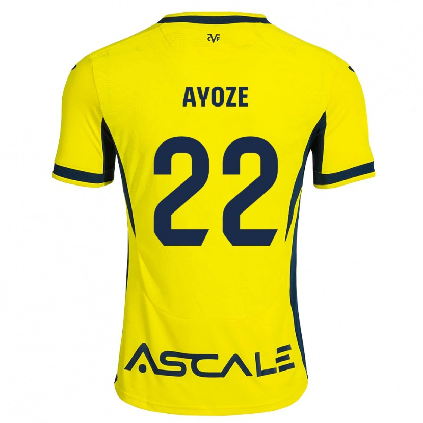Danxen Män Ayoze Pérez #22 Gul Svart Röd Hemmatröja Matchtröjor 2026/27 Tröjor T-Tröja