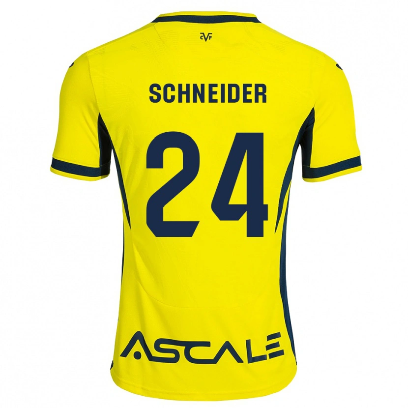 Danxen Män Ben Schneider #24 Gul Svart Röd Hemmatröja Matchtröjor 2026/27 Tröjor T-Tröja
