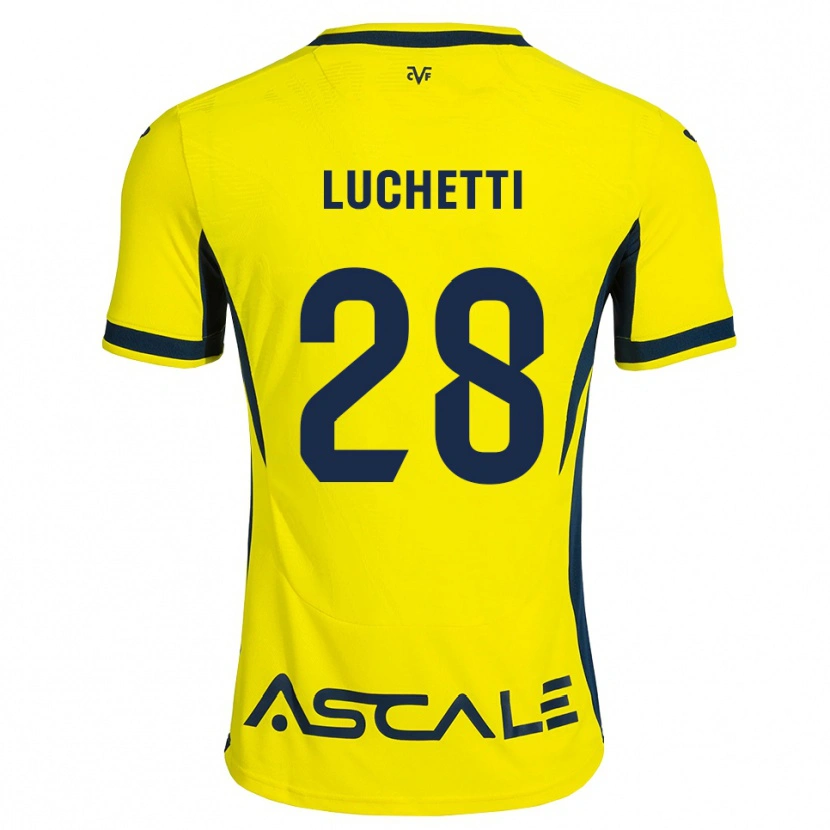Danxen Män Danilo Luchetti #28 Gul Svart Röd Hemmatröja Matchtröjor 2026/27 Tröjor T-Tröja