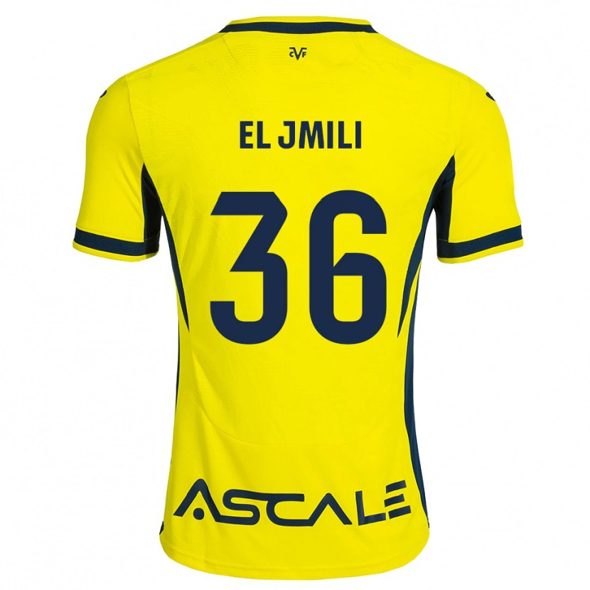 Danxen Män Nizar El Jmili #36 Gul Svart Röd Hemmatröja Matchtröjor 2026/27 Tröjor T-Tröja