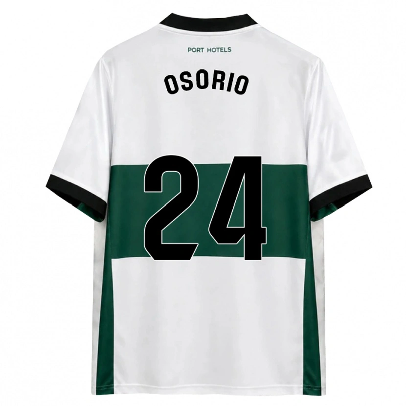 Danxen Män Abiel Osorio #24 Grön Vit Röd Hemmatröja Matchtröjor 2026/27 Tröjor T-Tröja