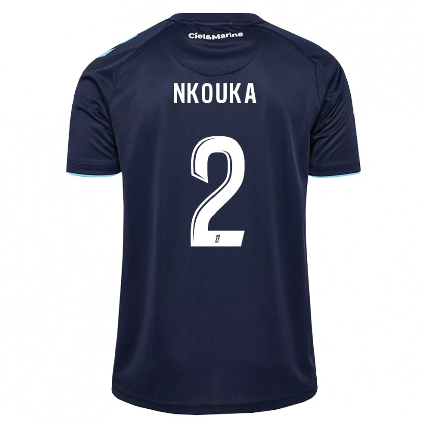 Danxen Män Ethan Nkouka #2 Kornblå Midnattsblå Hemmatröja Matchtröjor 2026/27 Tröjor T-Tröja