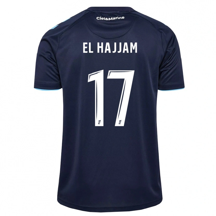 Danxen Män Oualid El Hajjam #17 Kornblå Midnattsblå Hemmatröja Matchtröjor 2026/27 Tröjor T-Tröja