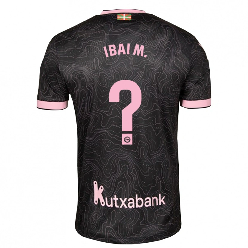Danxen Män Ibai Martínez #0 Svart Rosa Bortatröja Matchtröjor 2026/27 Tröjor T-Tröja