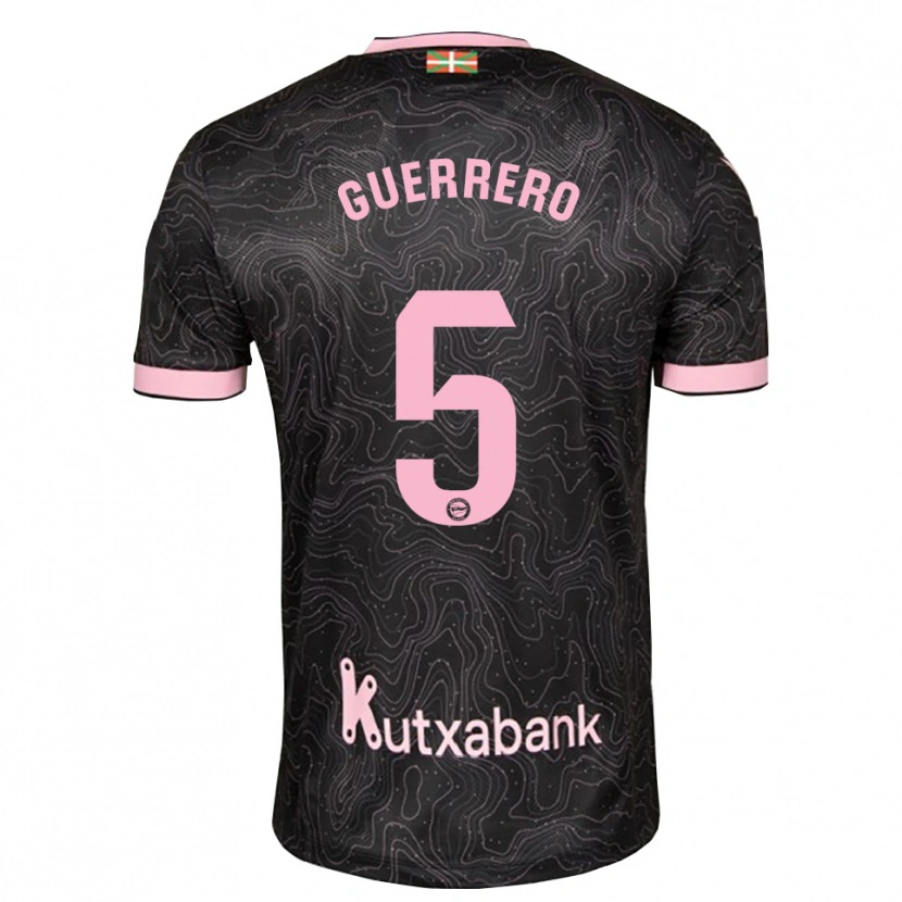 Danxen Män Ángel Guerrero #5 Svart Rosa Bortatröja Matchtröjor 2026/27 Tröjor T-Tröja