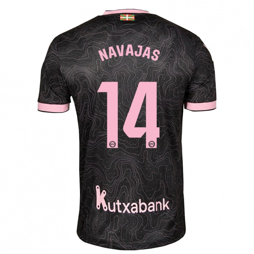 Danxen Män Laura Navajas #14 Svart Rosa Bortatröja Matchtröjor 2026/27 Tröjor T-Tröja
